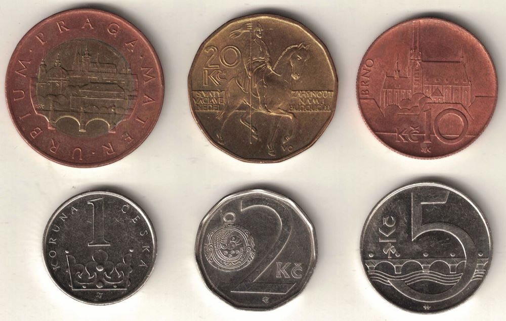 New Czech Koruny Coins