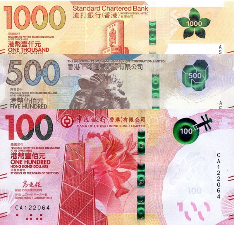New Hong Kong Dollar Banknotes