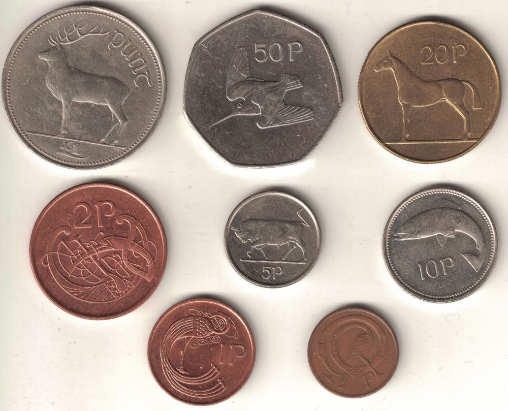 Old Irish Pound Coins