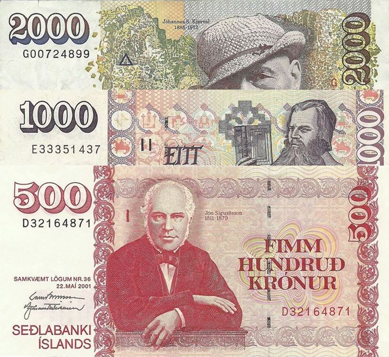 New Icelandic Kronur Banknotes