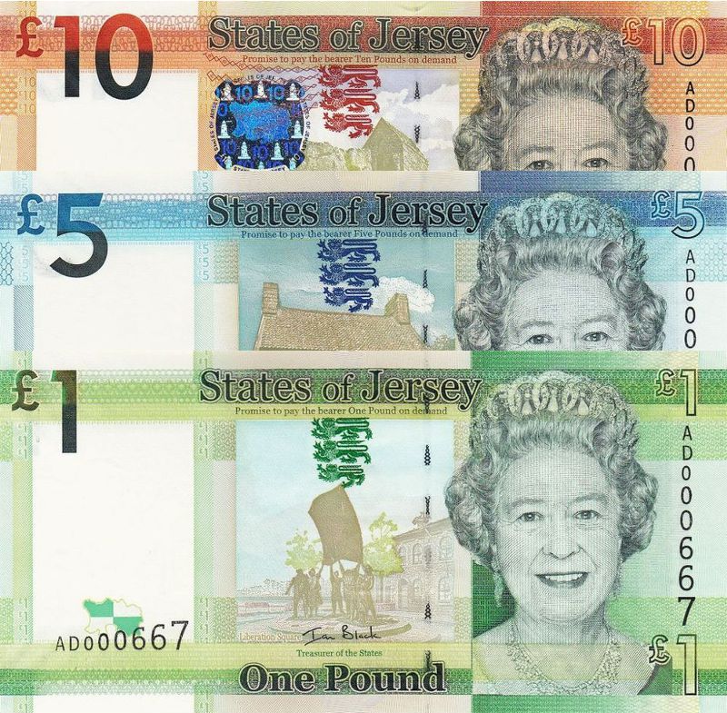 New Jersey Pound Banknotes