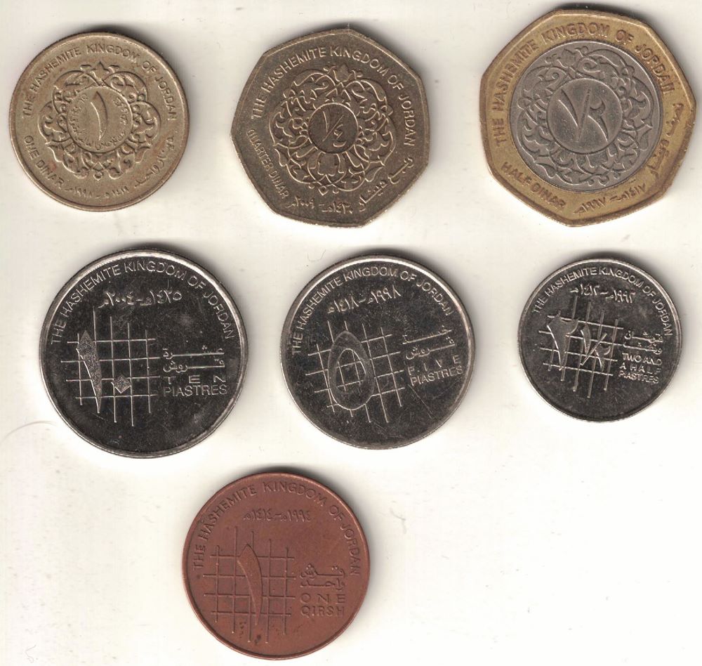 New Jordanian Dinar Coins