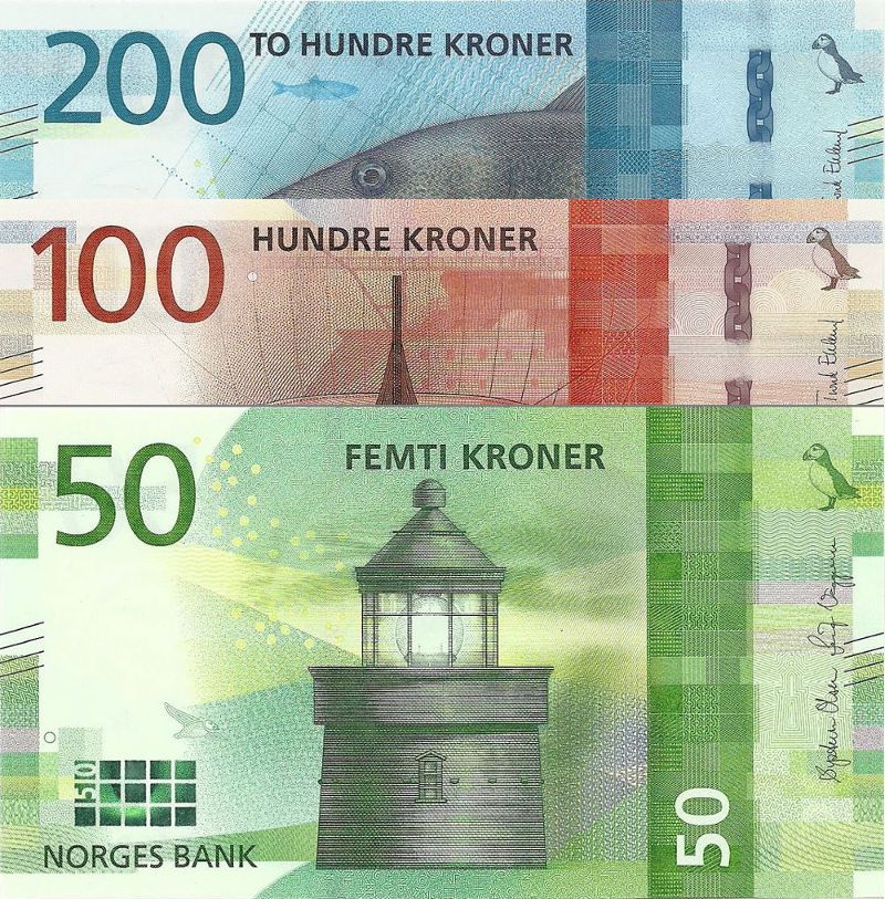 New Norwegian Kroner Banknotes