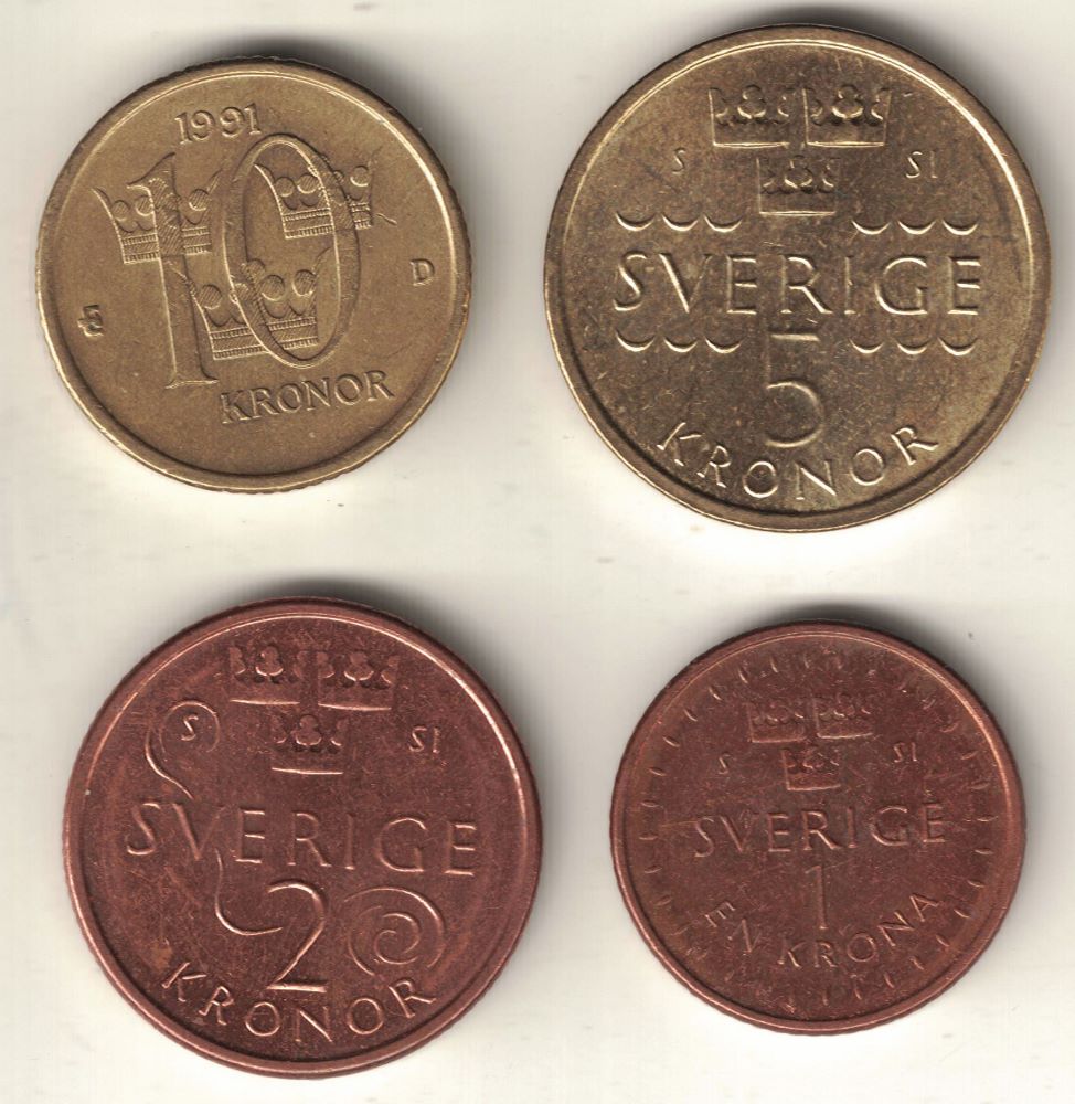 New Swedish Kronor Coins