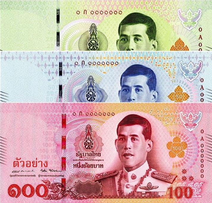 New Thailand Baht Banknotes