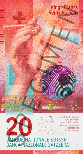 Swiss 20 Franc New Note