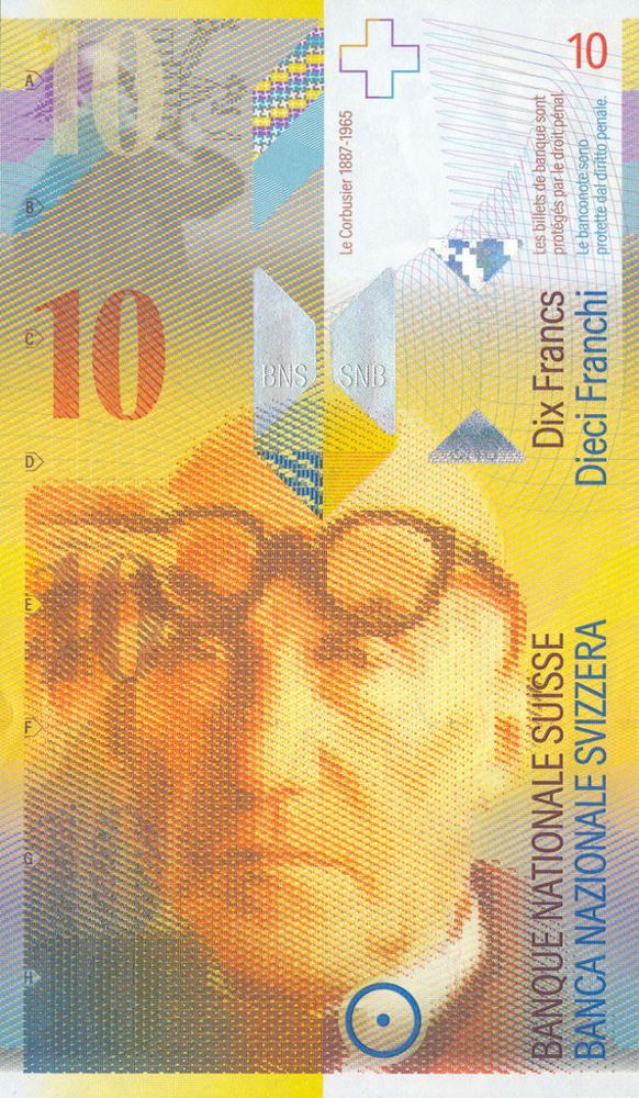 Swiss 10 Franc Old Note