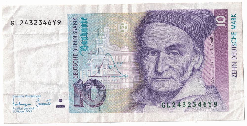 German 10 Mark Old Note