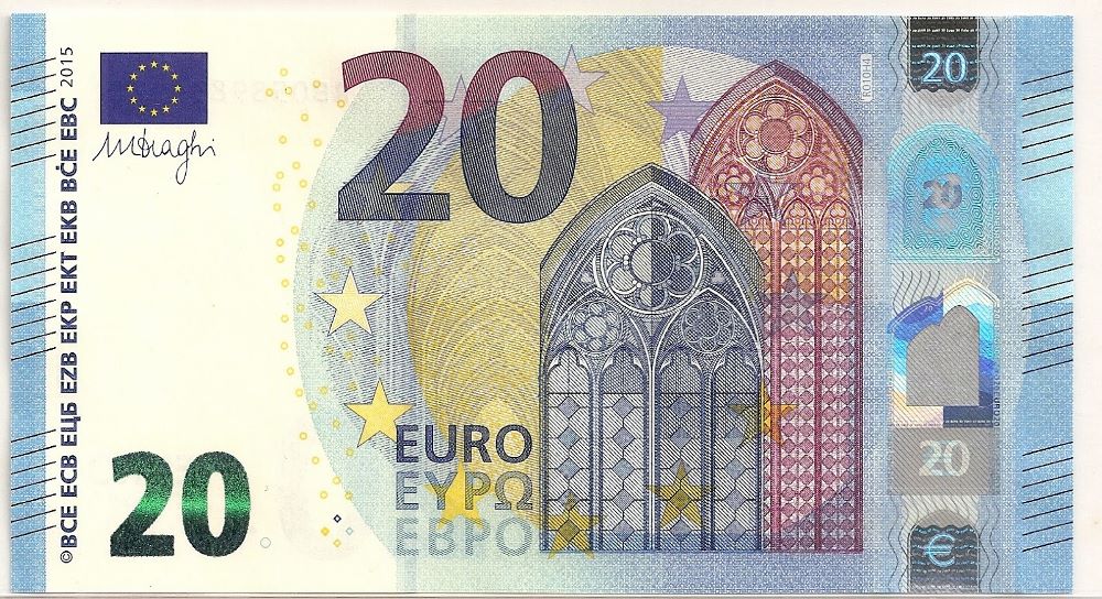 EU 20 Euro New Note