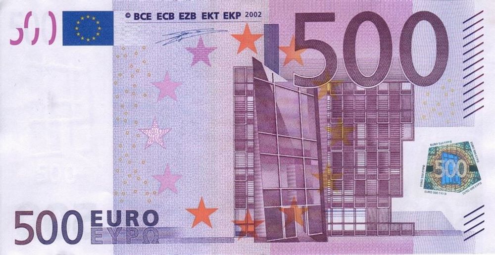 EU 500 Euro New Note