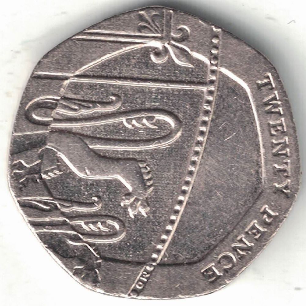 British 20 Pence New Coin