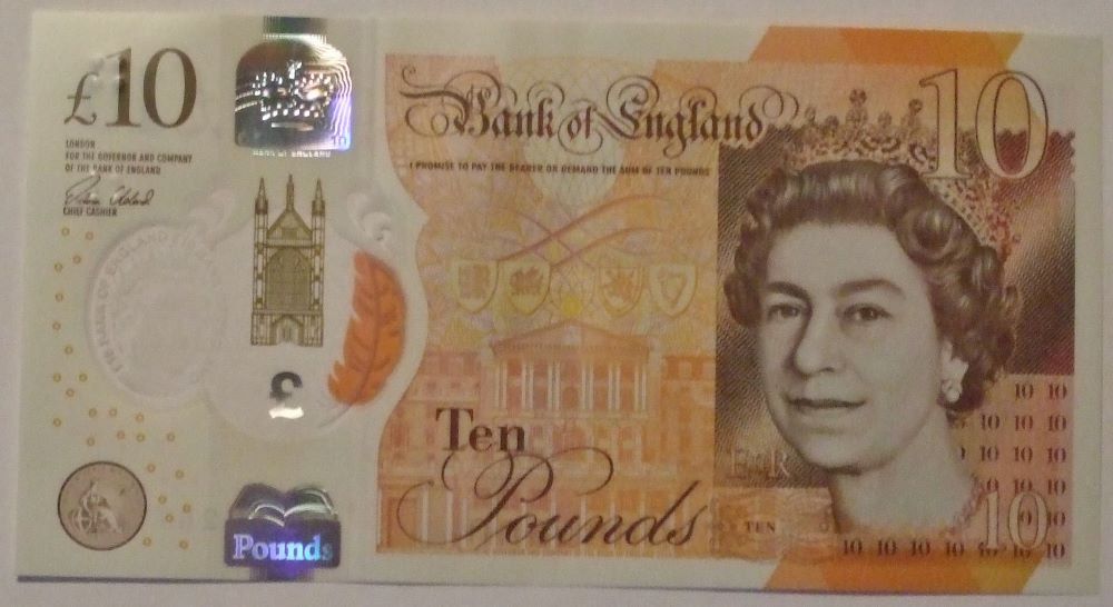 British 10 Pound New Note