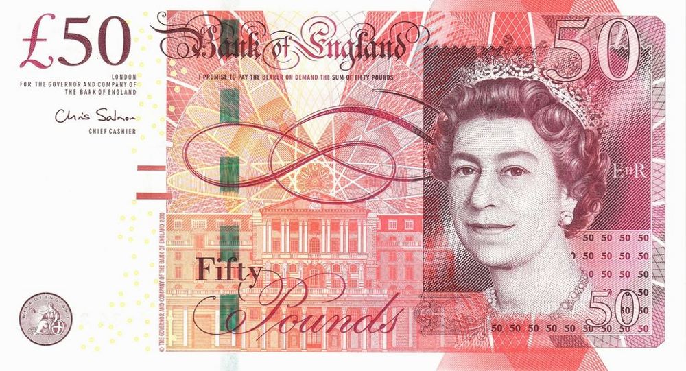 British 50 Pound New Note