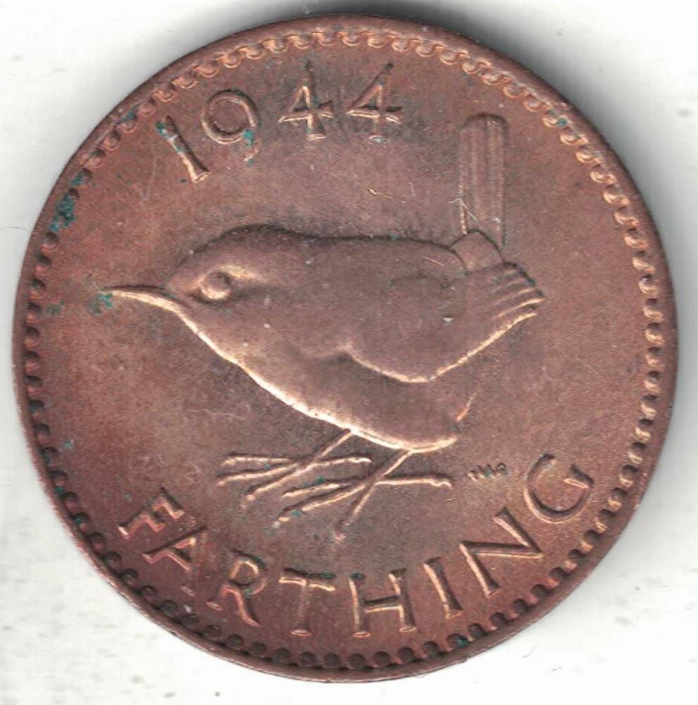 British Farthing Old Coin