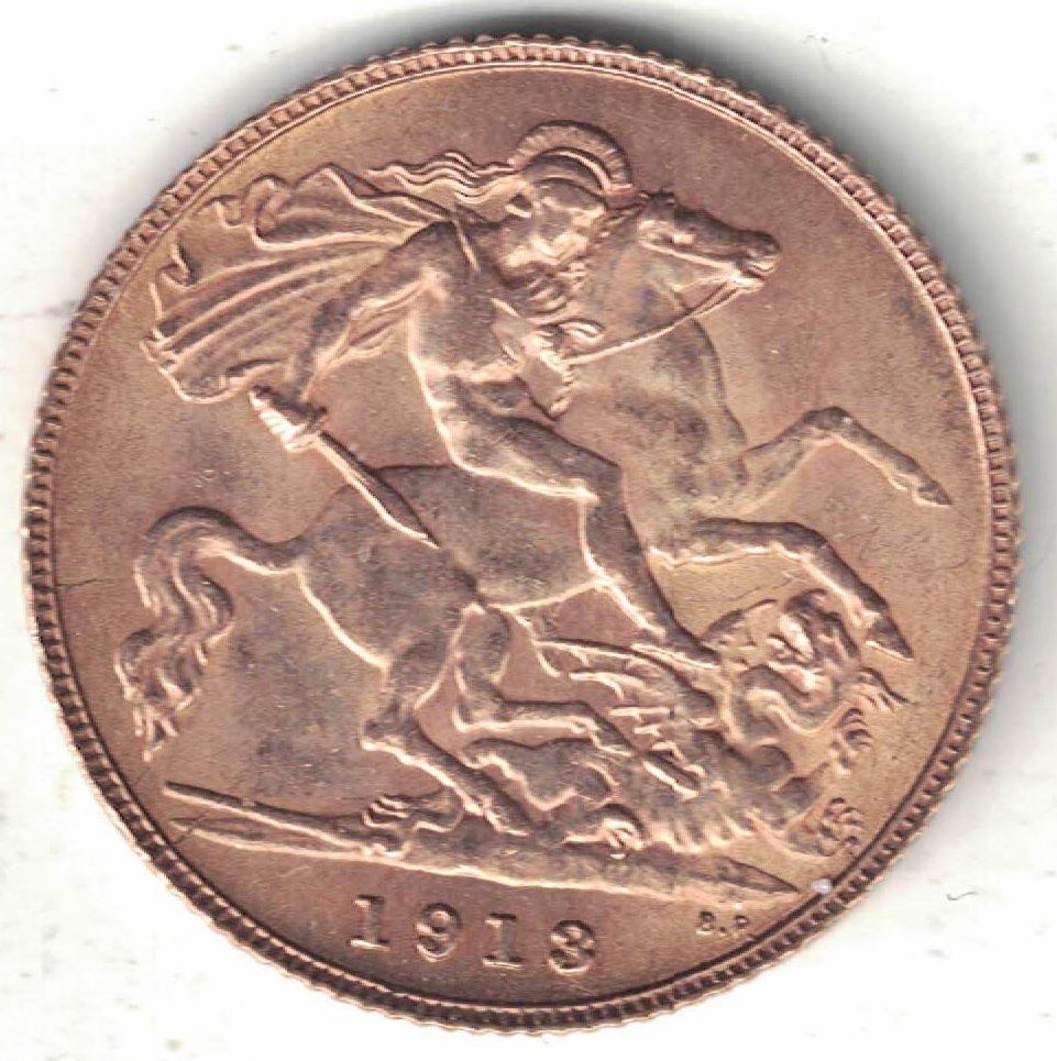 British Half Sovereign Old Coin