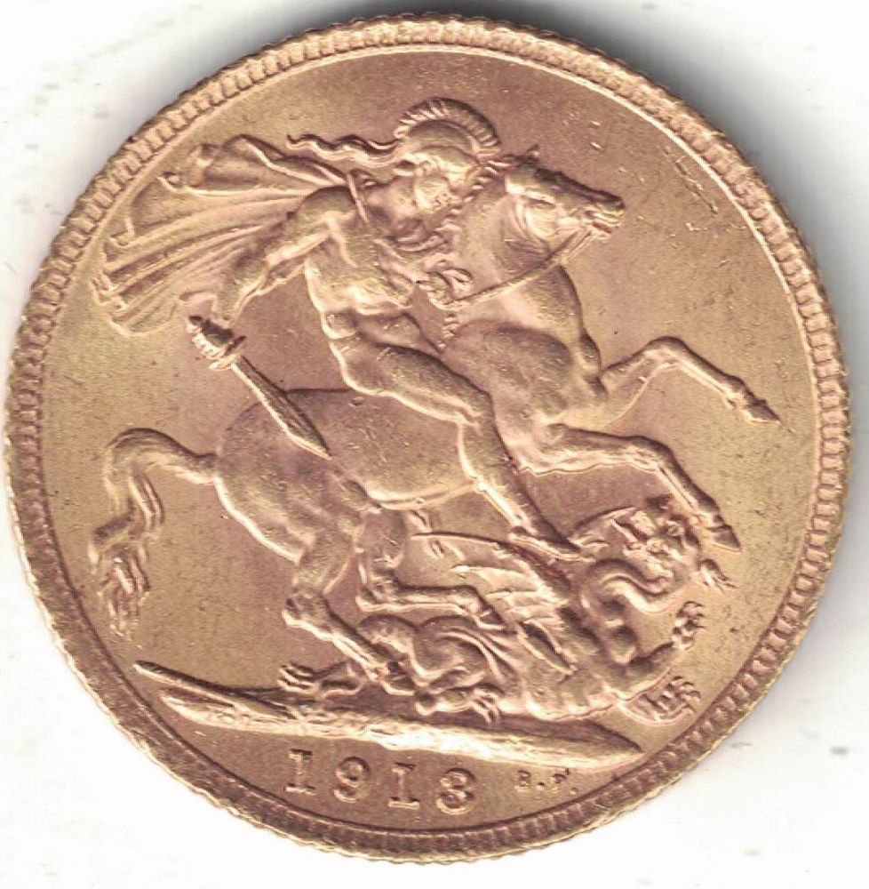 British Full Sovereign Old Coin