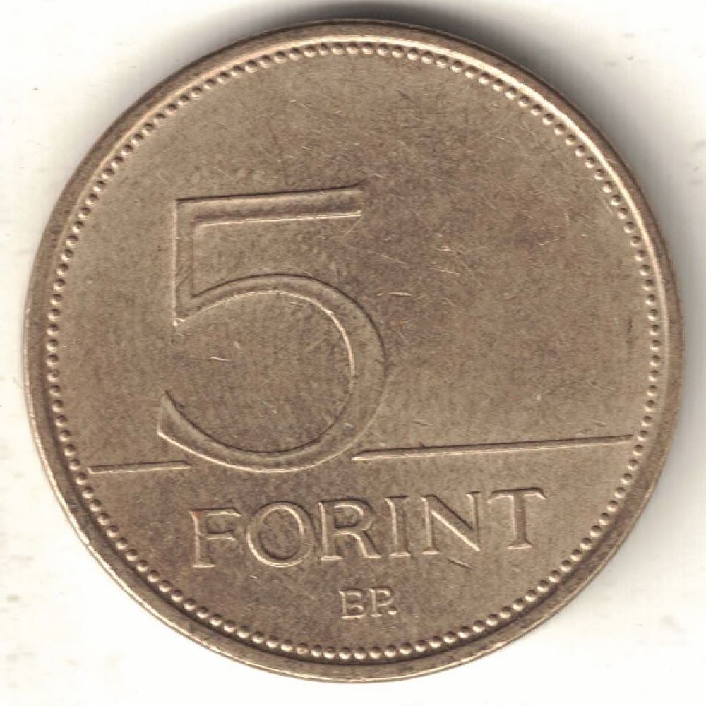 Hungarian 5 Forint New Coin
