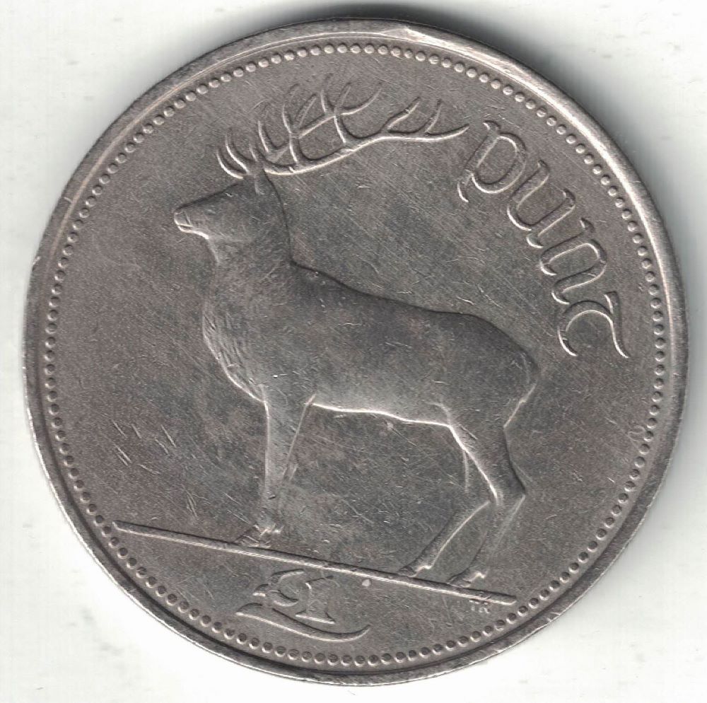Irish 1 Pound Old Coin