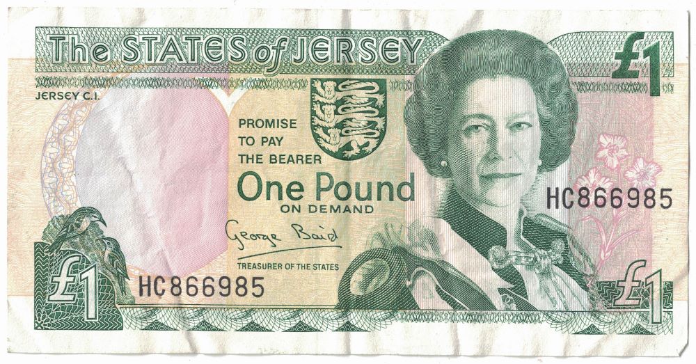 Jersey 1 Pound Old Note